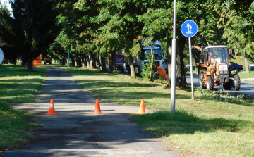 A Magyar Közútkezelő közreműködésével felújításra került a gunarasi kerékpárút