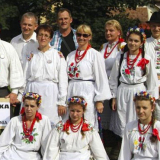 A lengyelországi Koźlice DAWIDENKA Néptánccsoport fellépése