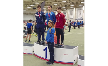 Ezüstérem az U14-es fedettpályás országos bajnokságon